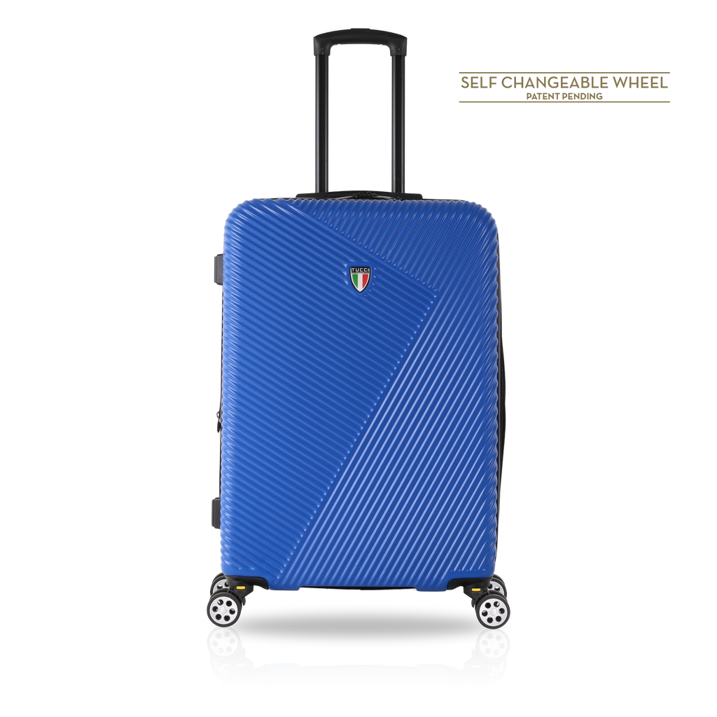 TUCCI Italy TESORO (22", 26", 30") 4-Wheeled Luggage Travel Suitcase