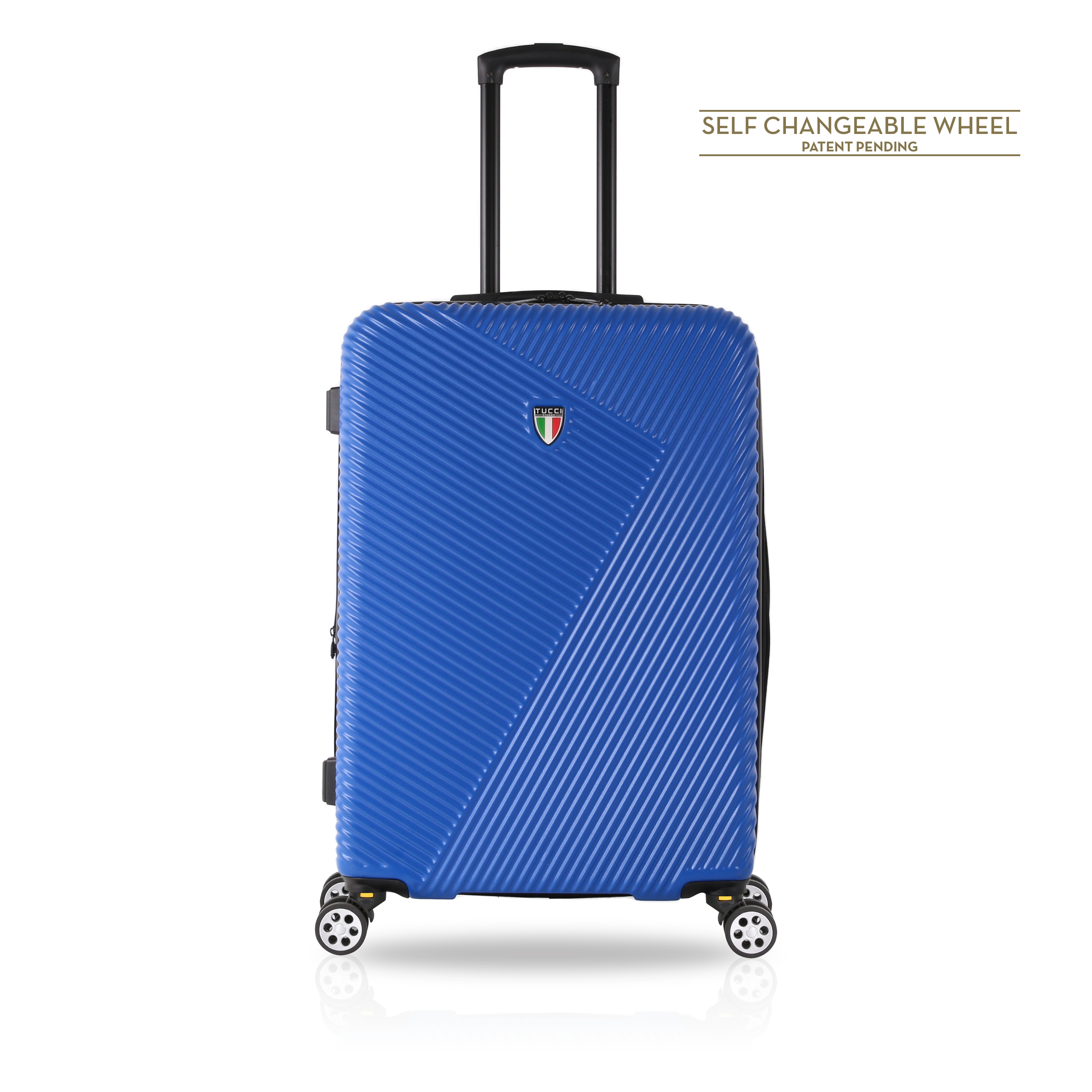 TUCCI Italy TESORO (22", 26", 30") 4-Wheeled Luggage Travel Suitcase