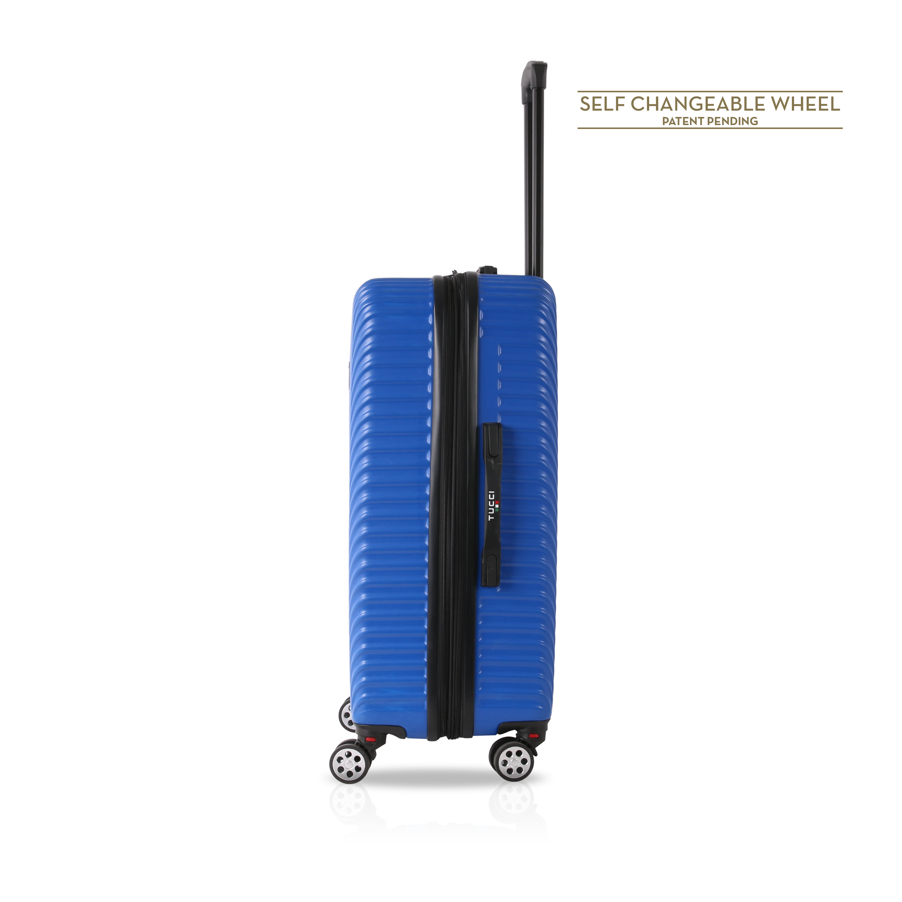 TUCCI Italy TESORO (22", 26", 30") 4-Wheeled Luggage Travel Suitcase