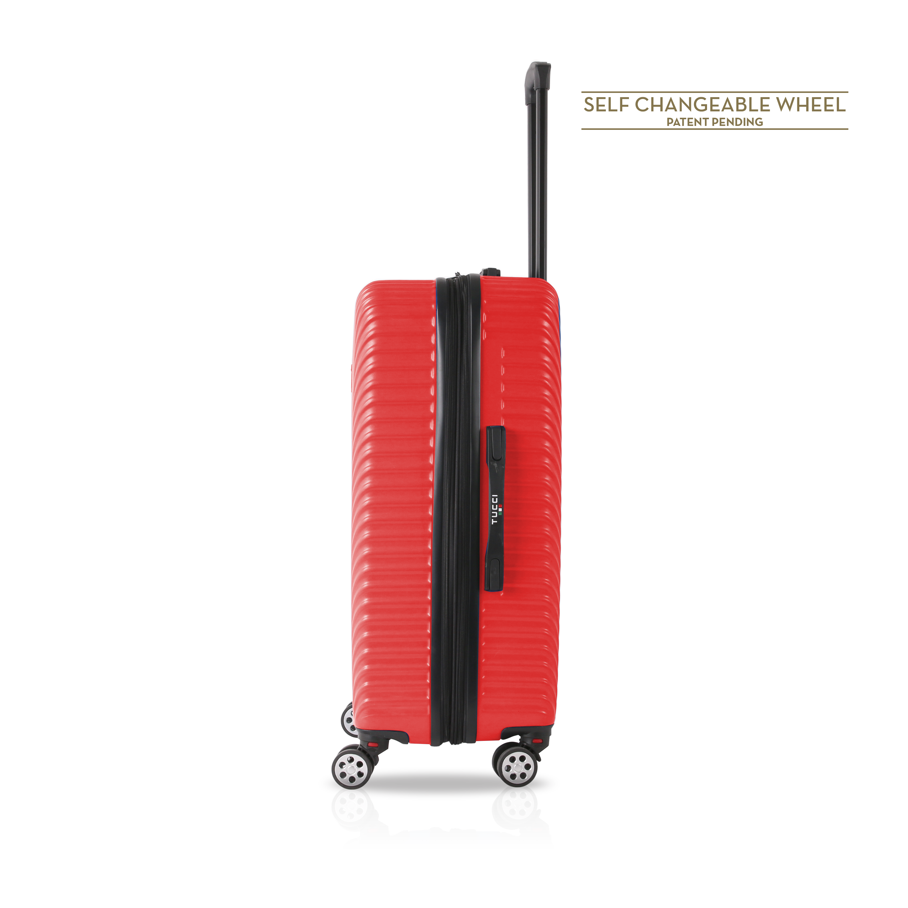 TUCCI Italy TESORO (22", 26", 30") 4-Wheeled Luggage Travel Suitcase
