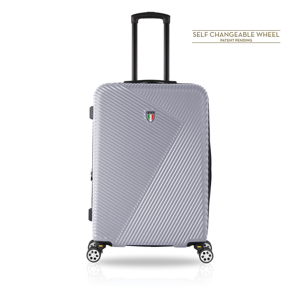 TUCCI Italy TESORO (22", 26", 30") 4-Wheeled Luggage Travel Suitcase