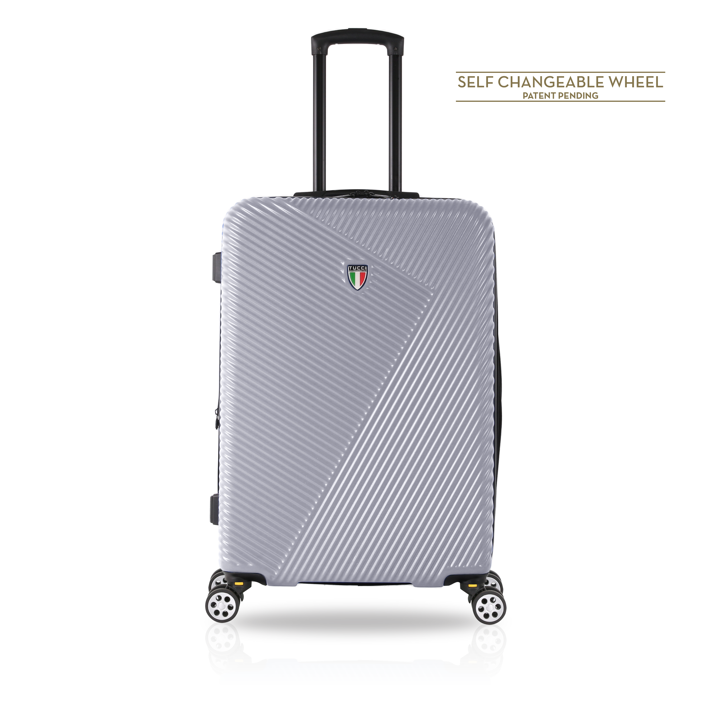 TUCCI Italy TESORO (22", 26", 30") 4-Wheeled Luggage Travel Suitcase