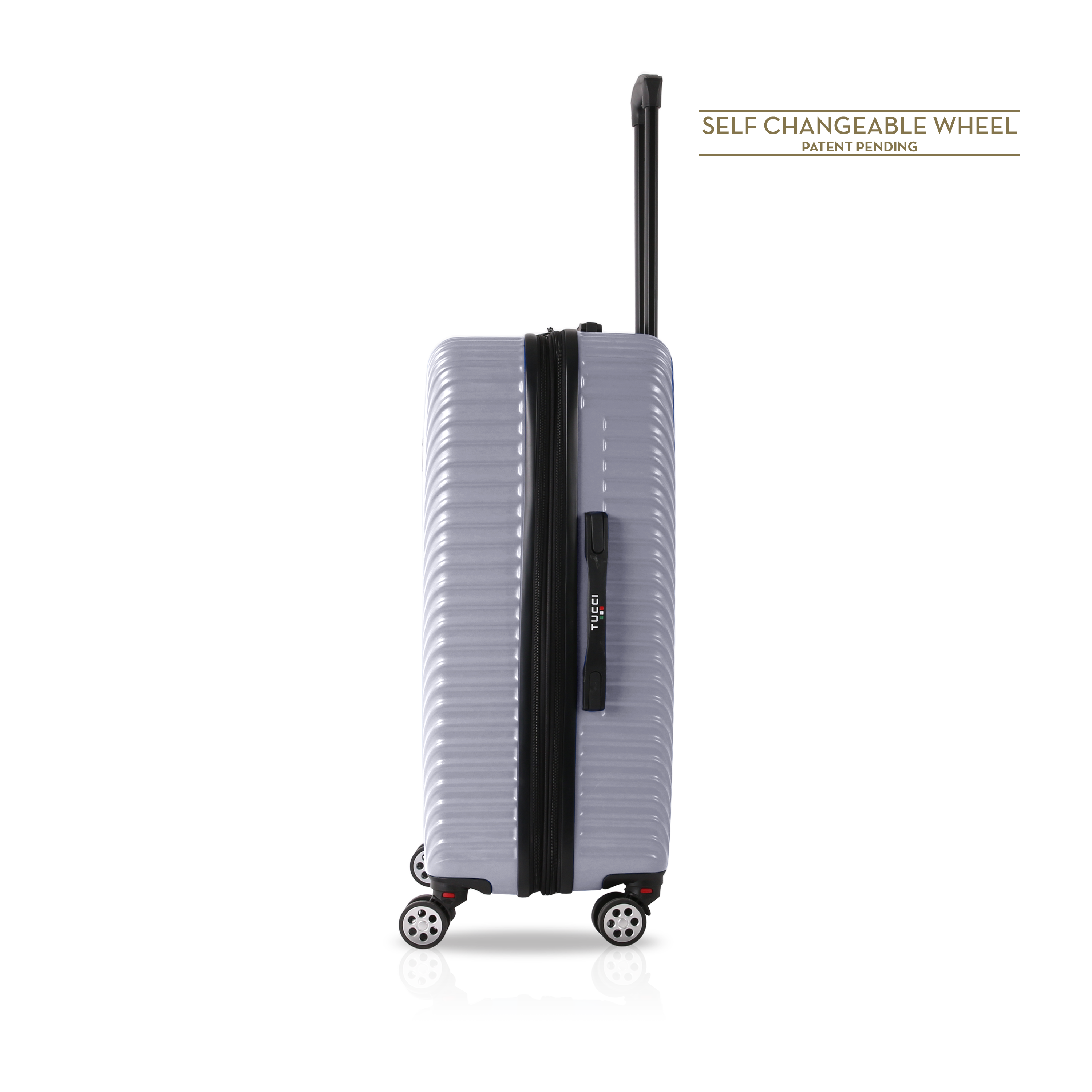 TUCCI Italy TESORO (22", 26", 30") 4-Wheeled Luggage Travel Suitcase