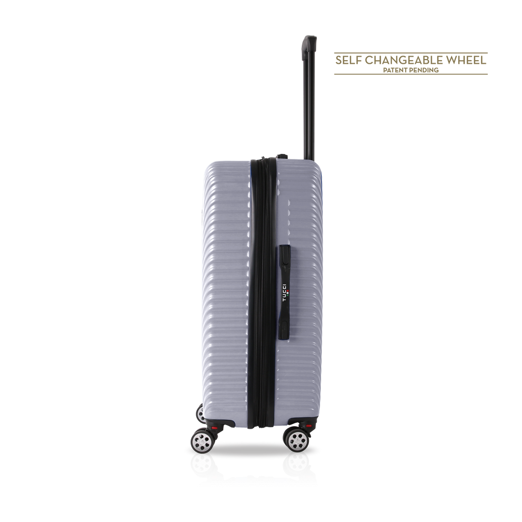 TUCCI Italy TESORO 30" Expandable Large Luggage Suitcase