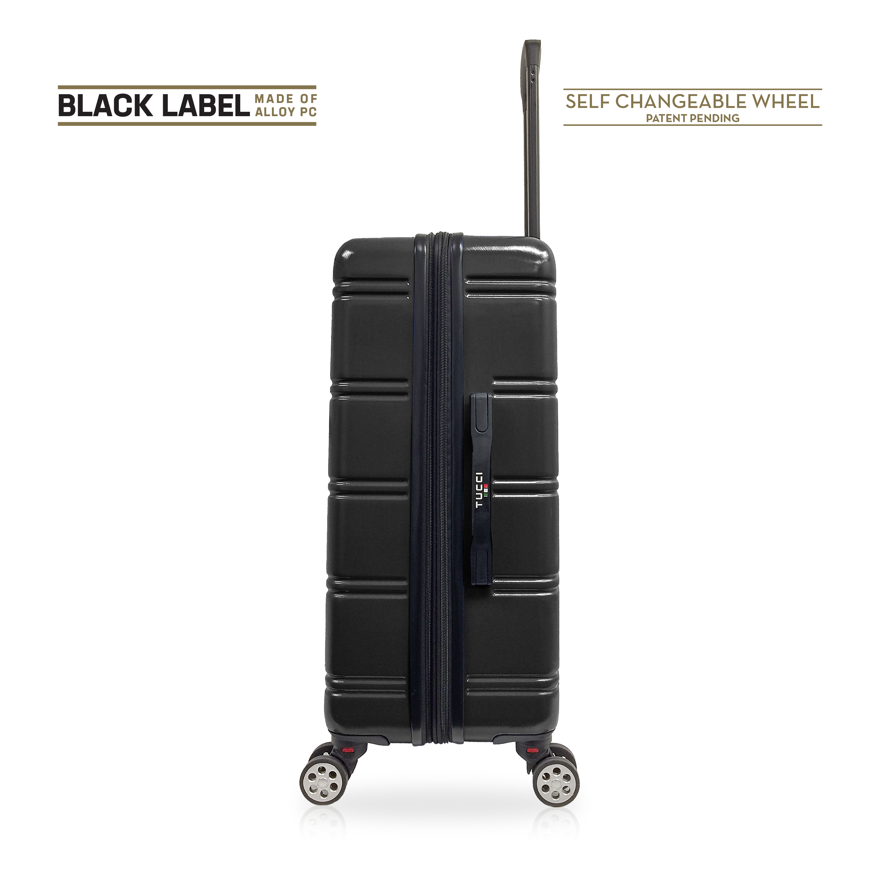 TUCCI Italy LETIZIA (20", 24", 28", 32") Expandable Spinner Wheel Suitcase