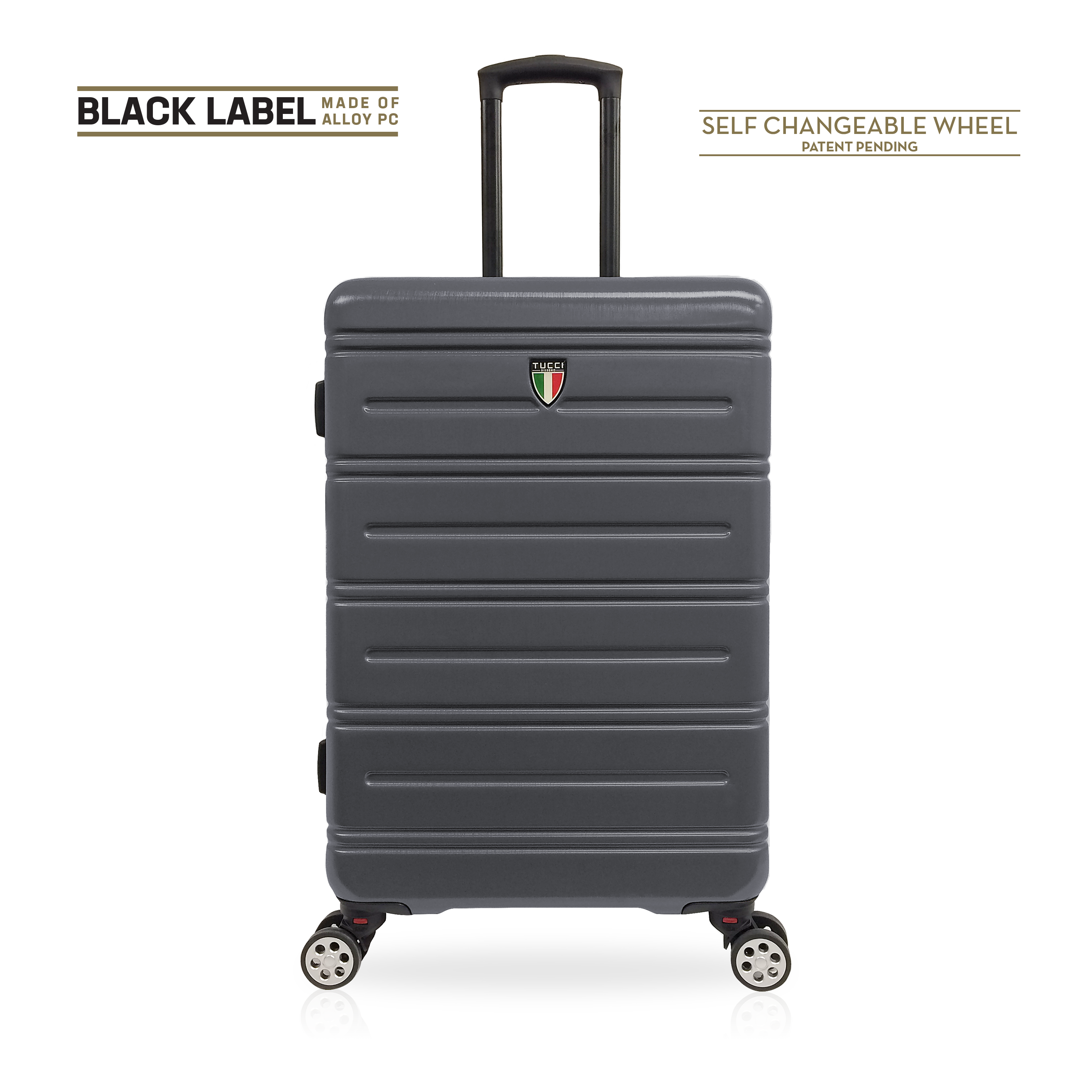 TUCCI Italy LETIZIA (20", 24", 28", 32") Expandable Spinner Wheel Suitcase