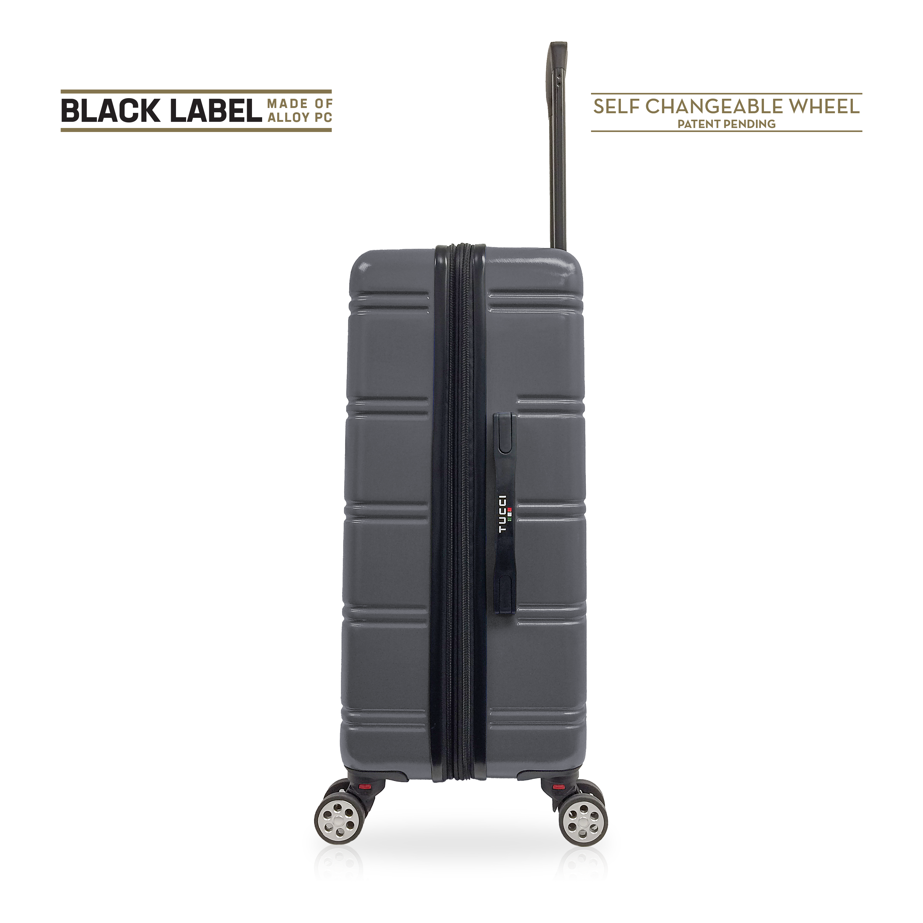 TUCCI Italy LETIZIA (20", 24", 28", 32") Expandable Spinner Wheel Suitcase