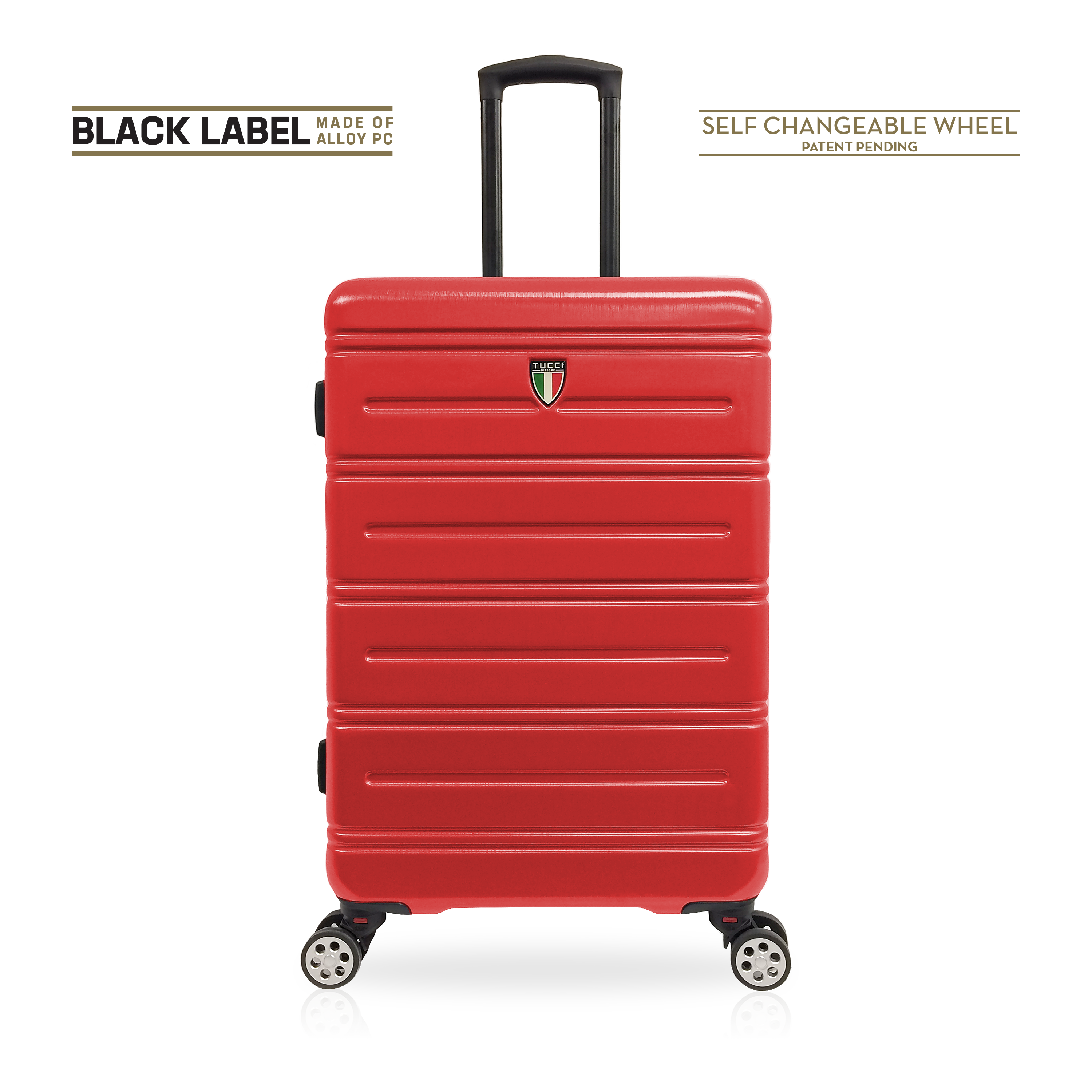 TUCCI Italy LETIZIA (20", 24", 28", 32") Expandable Spinner Wheel Suitcase