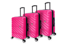 Tucci Black Label Selvatico 3-Piece Hardside Spinner Expandable Luggage Set, 20/24/28 Inches