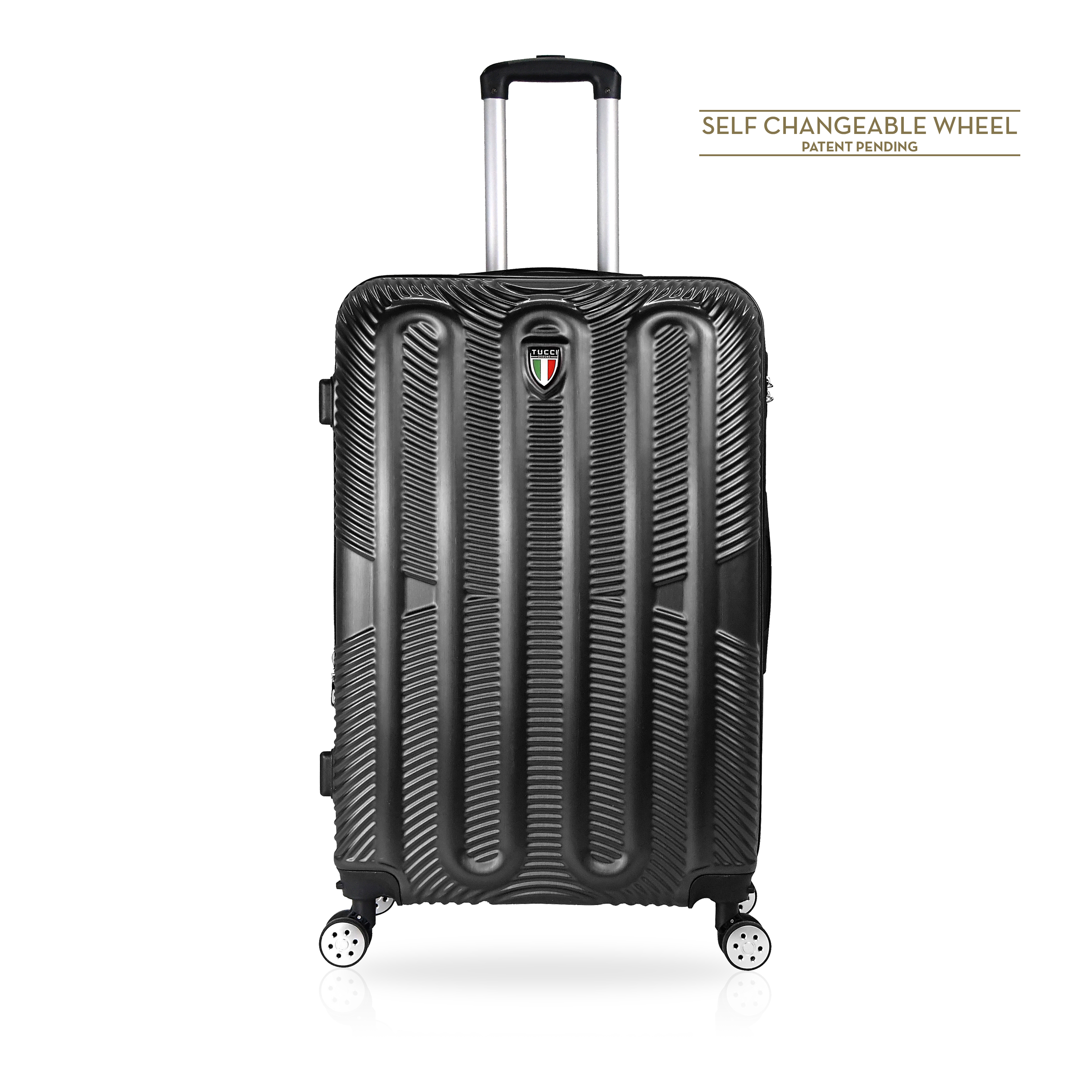 TUCCI Italy SPECIALI 32" Detachable Large Spinner Wheel Suitcase