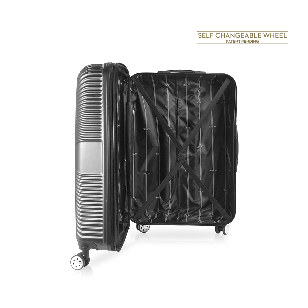 TUCCI Italy SPECIALI 32" Detachable Large Spinner Wheel Suitcase