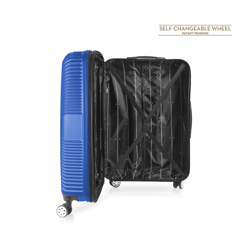 TUCCI Italy SPECIALI 32" Detachable Large Spinner Wheel Suitcase