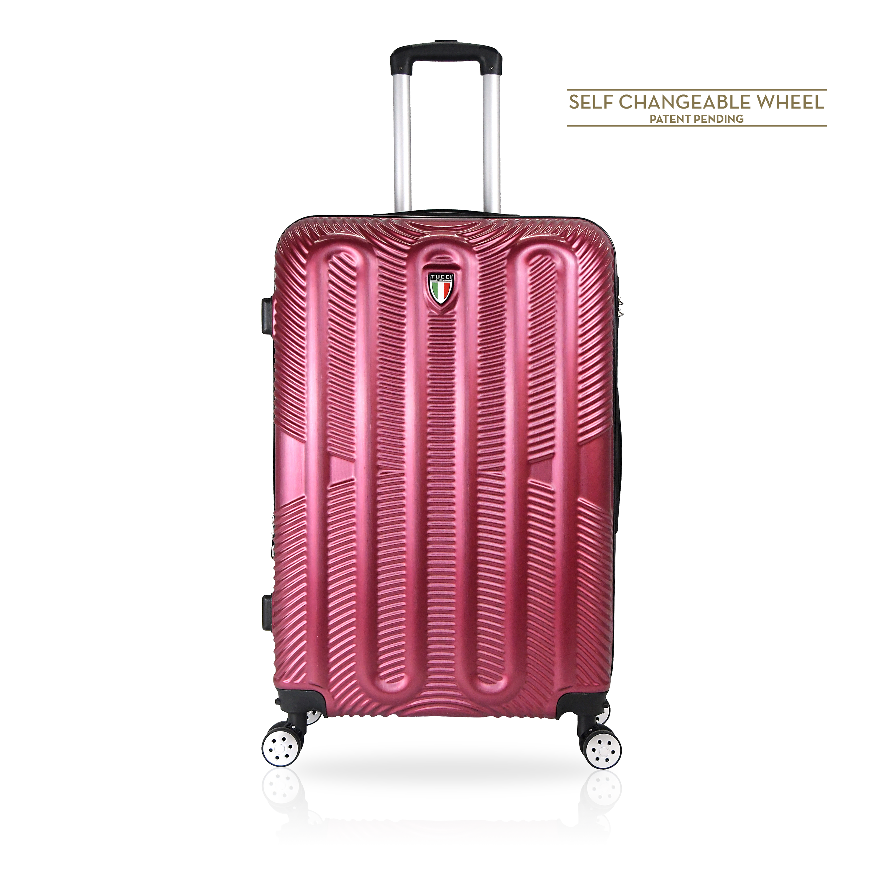 TUCCI Italy SPECIALI 32" Detachable Large Spinner Wheel Suitcase