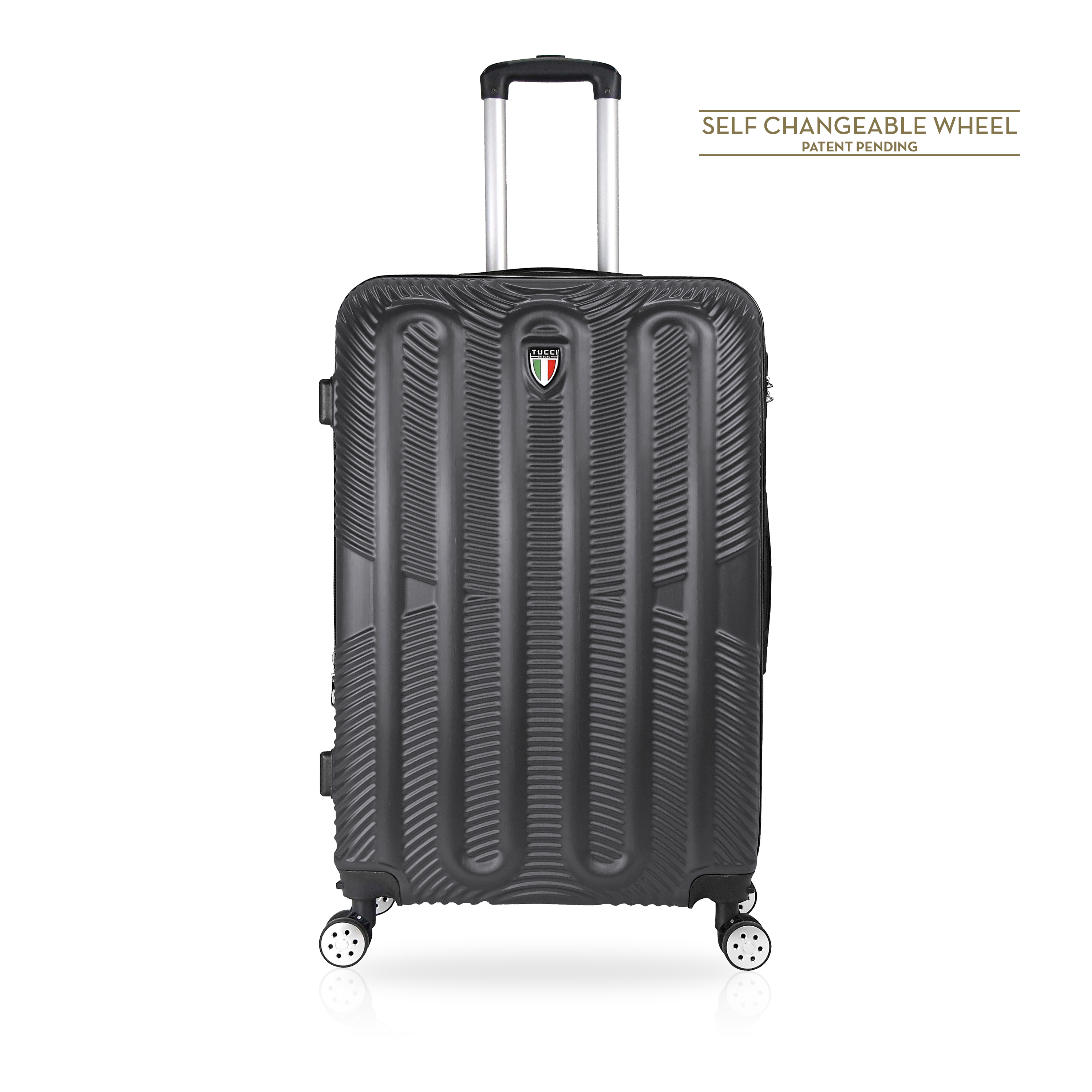 TUCCI Italy SPECIALI 32" Detachable Large Spinner Wheel Suitcase