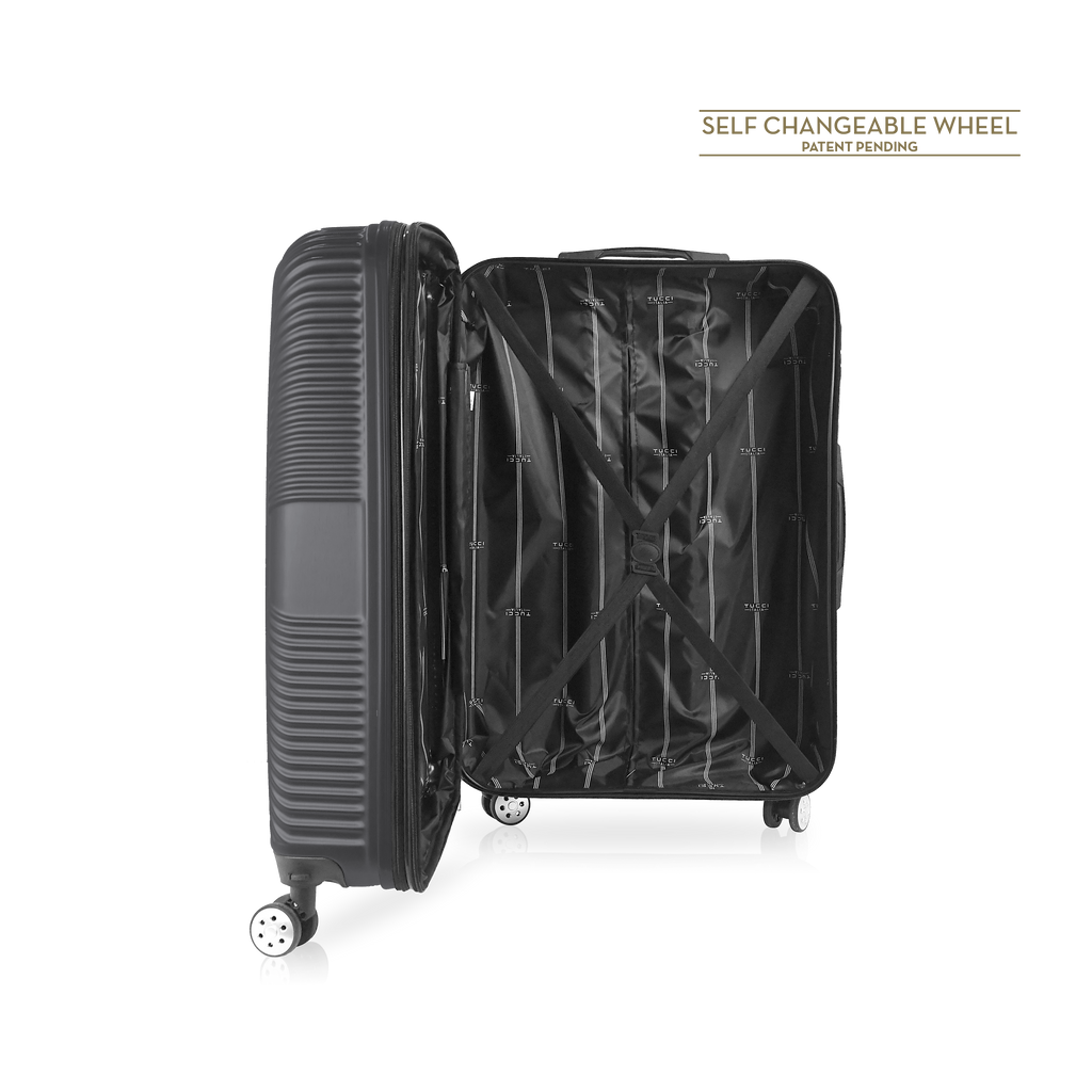 TUCCI Italy SPECIALI 32" Detachable Large Spinner Wheel Suitcase