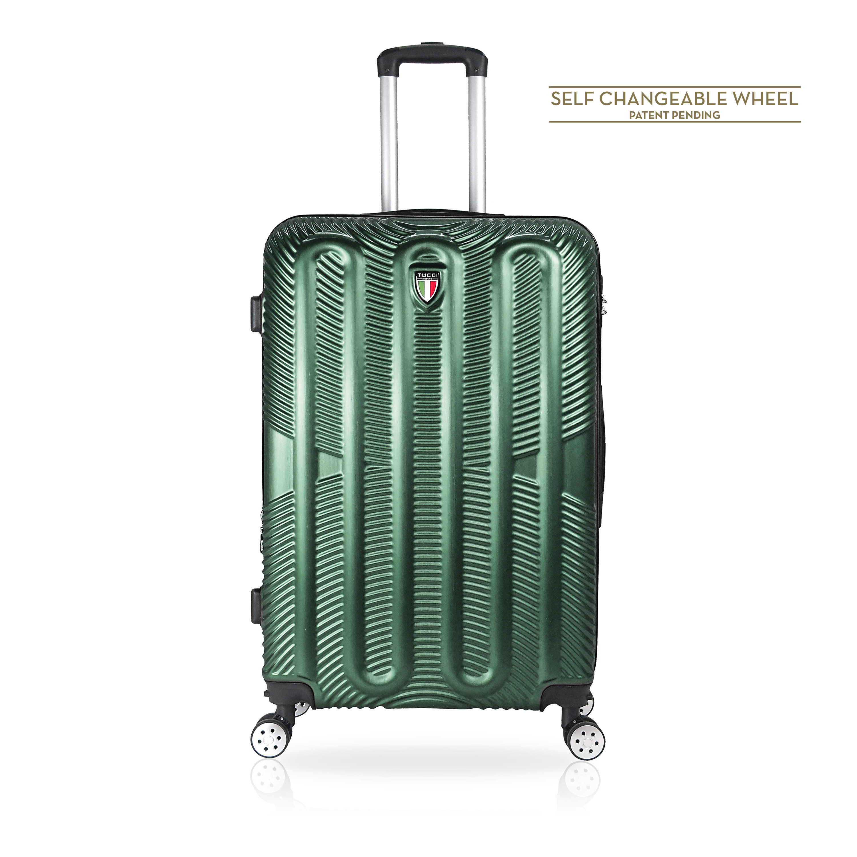 TUCCI Italy SPECIALI 32" Detachable Large Spinner Wheel Suitcase
