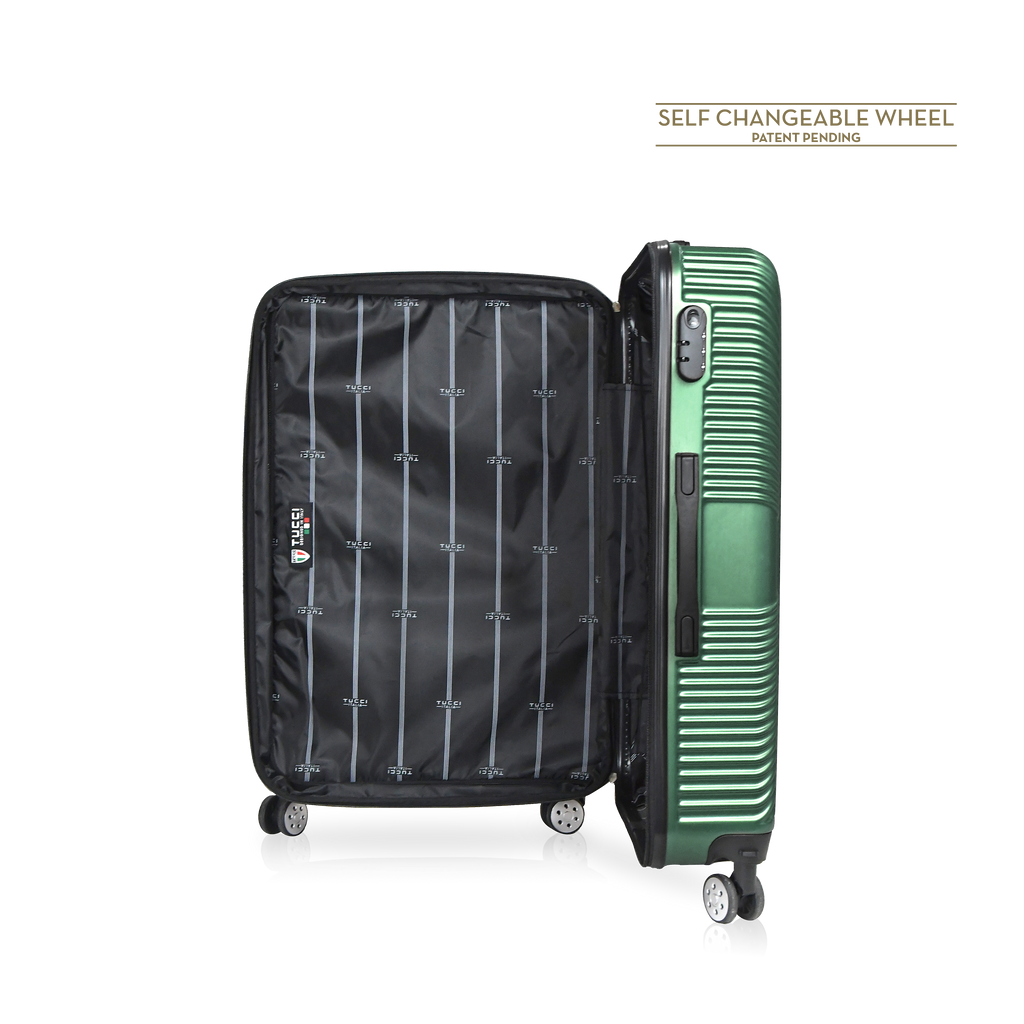 TUCCI Italy SPECIALI 32" Detachable Large Spinner Wheel Suitcase