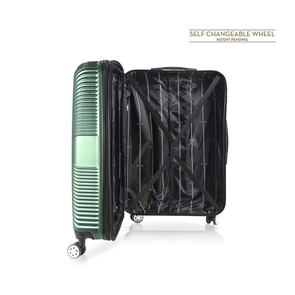 TUCCI Italy SPECIALI 32" Detachable Large Spinner Wheel Suitcase