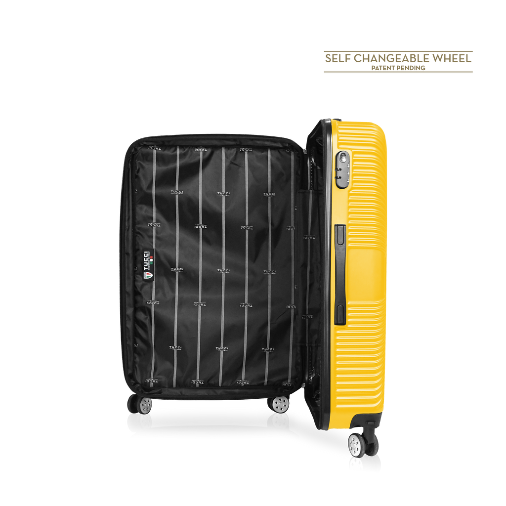 TUCCI Italy SPECIALI 32" Detachable Large Spinner Wheel Suitcase