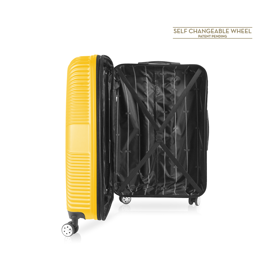 TUCCI Italy SPECIALI 32" Detachable Large Spinner Wheel Suitcase