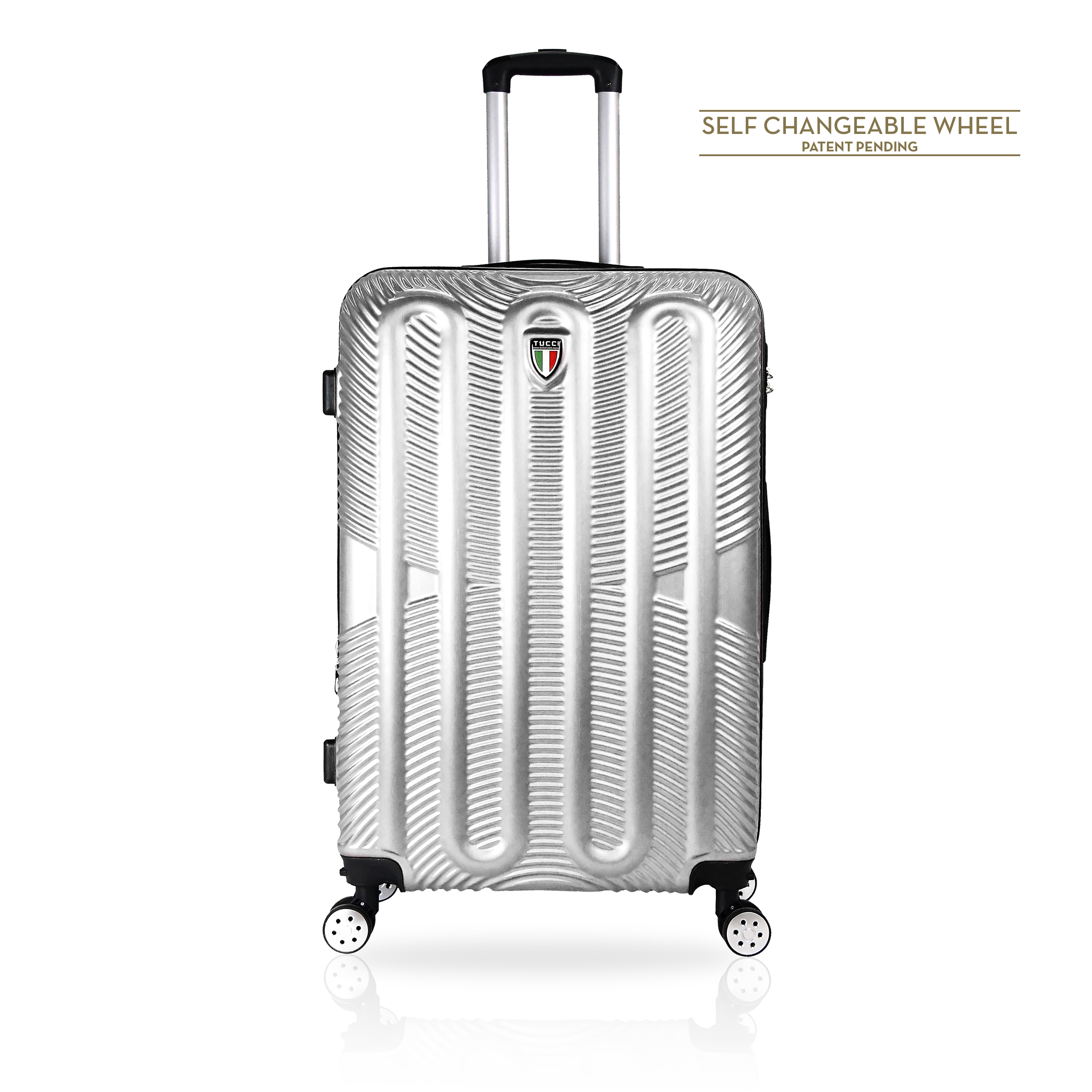 TUCCI Italy SPECIALI 32" Detachable Large Spinner Wheel Suitcase