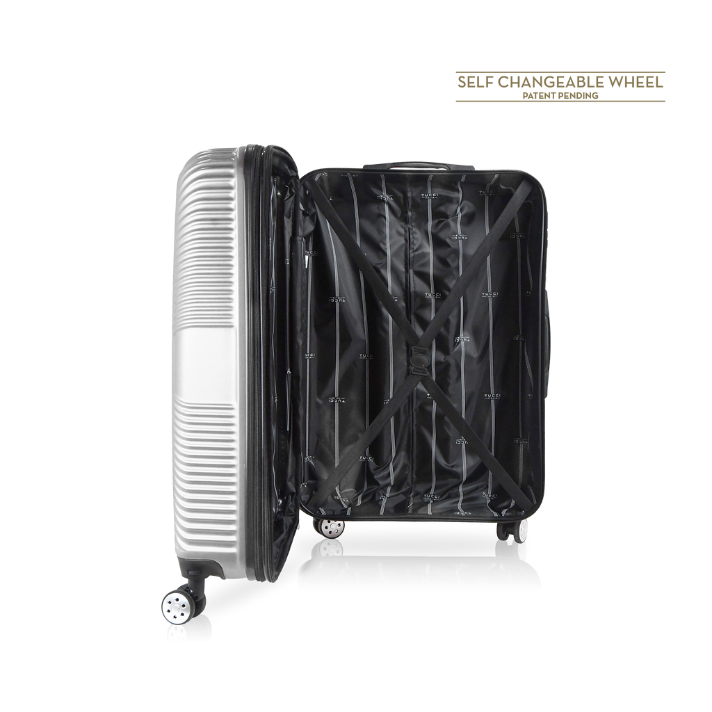 TUCCI Italy SPECIALI 32" Detachable Large Spinner Wheel Suitcase