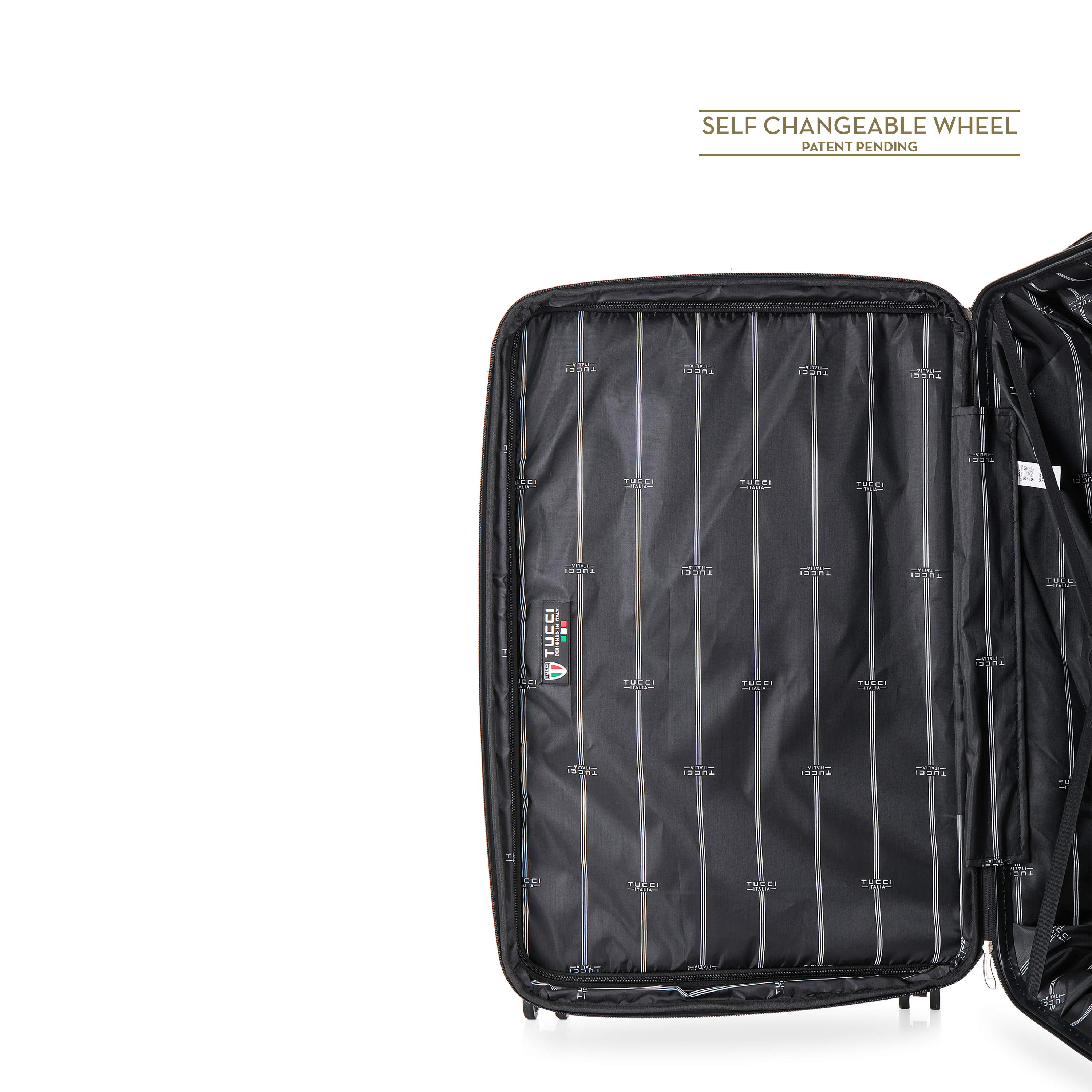 TUCCI Italy VOLANT 20" Spinner Wheel Luggage Suitcase