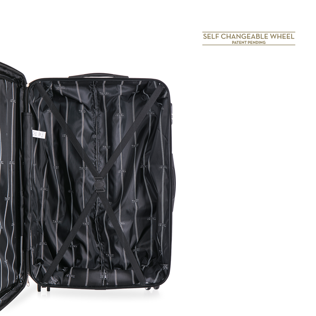 TUCCI Italy VOLANT 20" Spinner Wheel Luggage Suitcase
