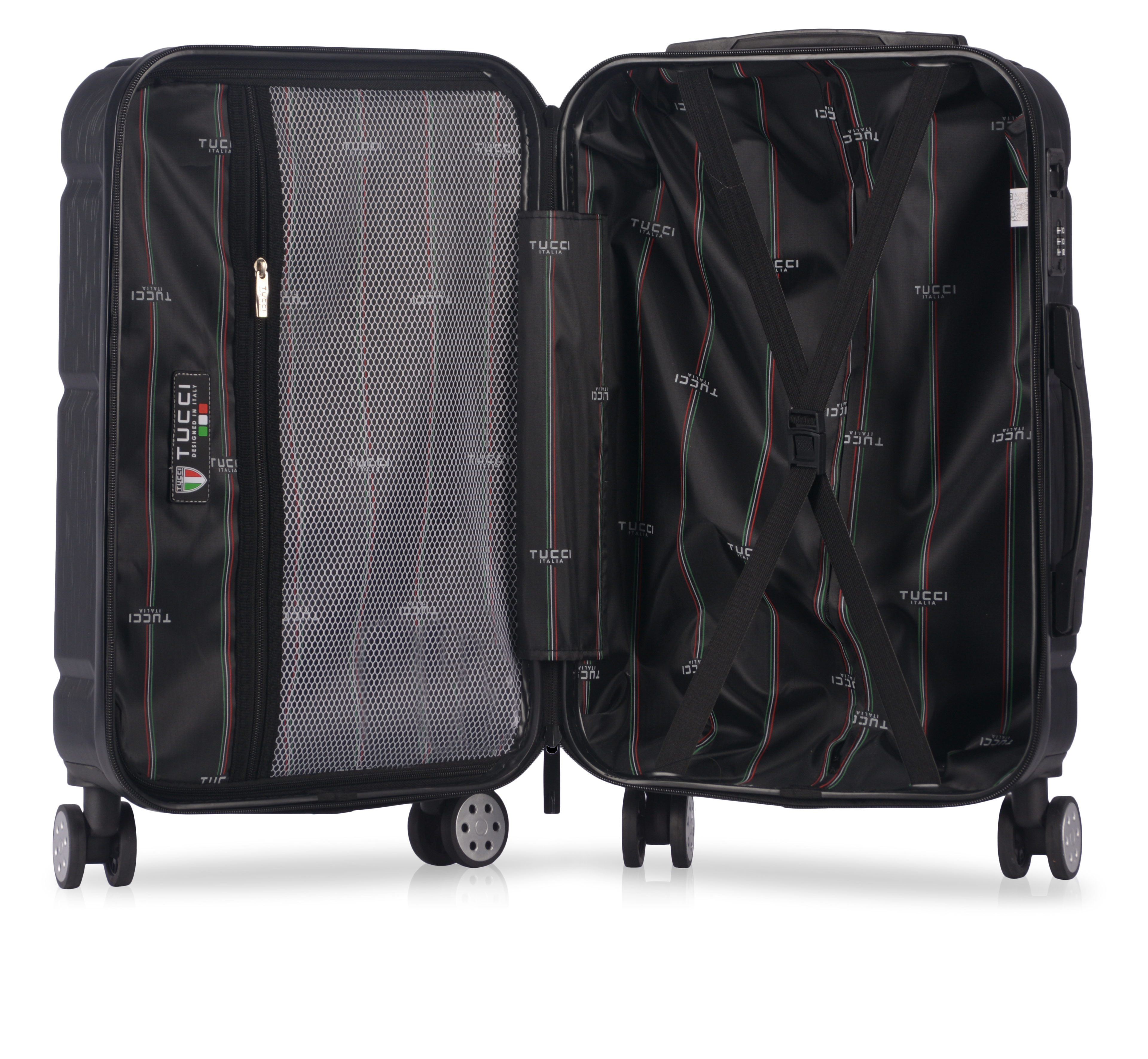 TUCCI Italy MASSA (20", 26", 30") - 03 PC Set Spinner Wheeled Suitcase Collection