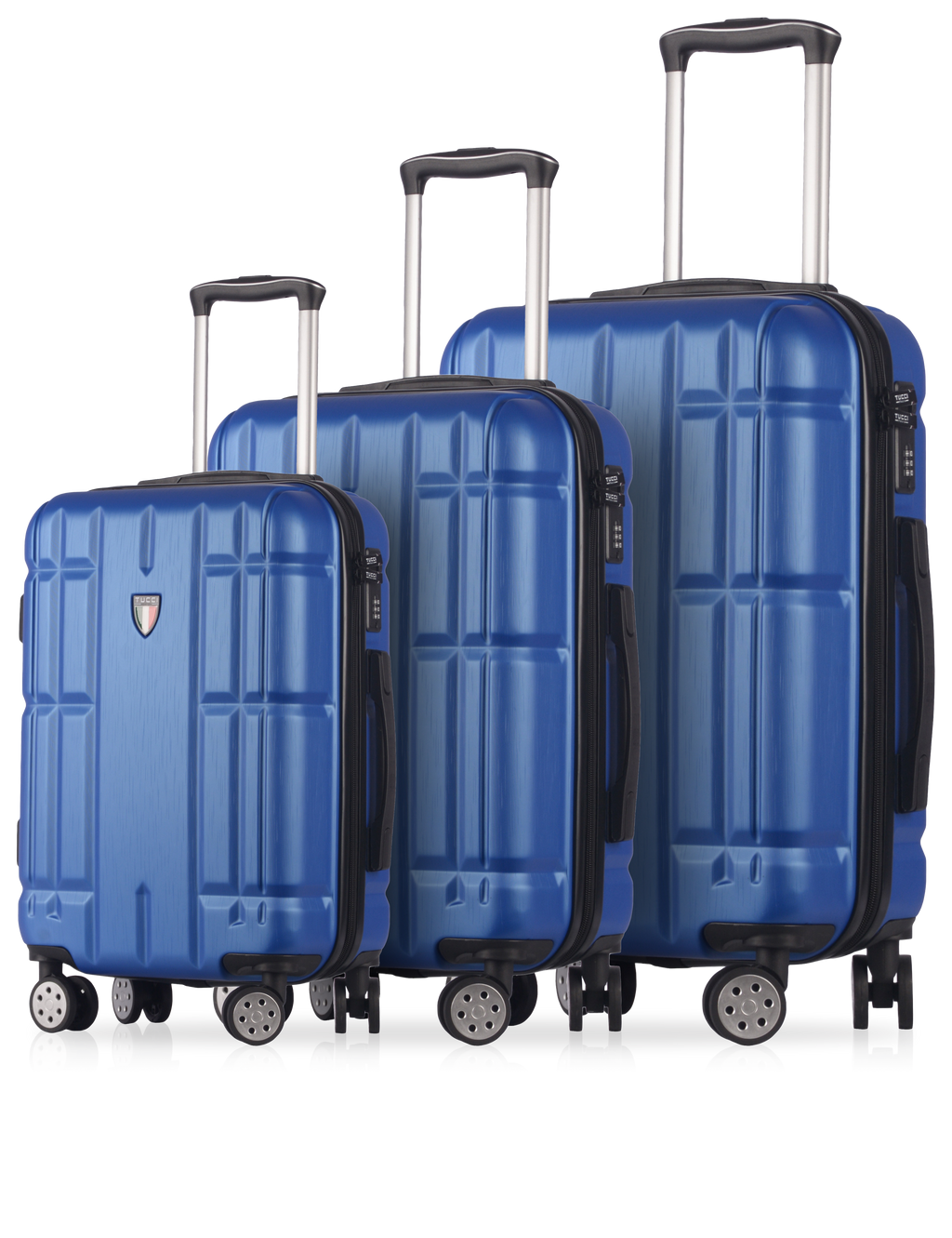 TUCCI Italy MASSA (20", 26", 30") - 03 PC Set Spinner Wheeled Suitcase Collection