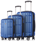 TUCCI Italy MASSA (20", 26", 30") - 03 PC Set Spinner Wheeled Suitcase Collection