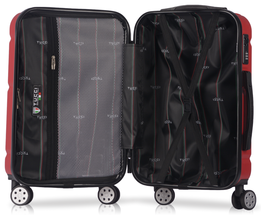 TUCCI Italy MASSA (20", 26", 30") - 03 PC Set Spinner Wheeled Suitcase Collection