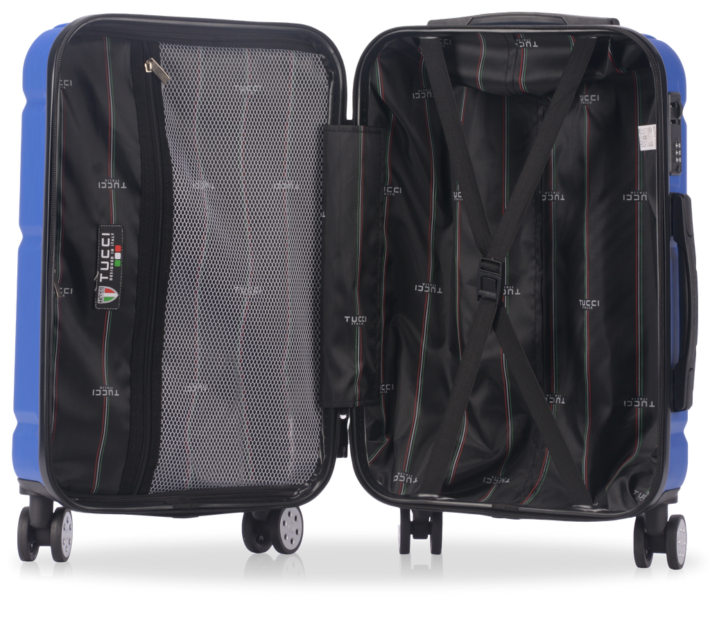TUCCI Italy MASSA (20", 26", 30") - 03 PC Set Spinner Wheeled Suitcase Collection