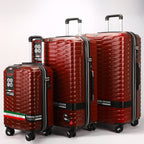 TUCCI OCCHIO 3 PC SET (20/28/30) Expandable Spinner Wheel Suitcase