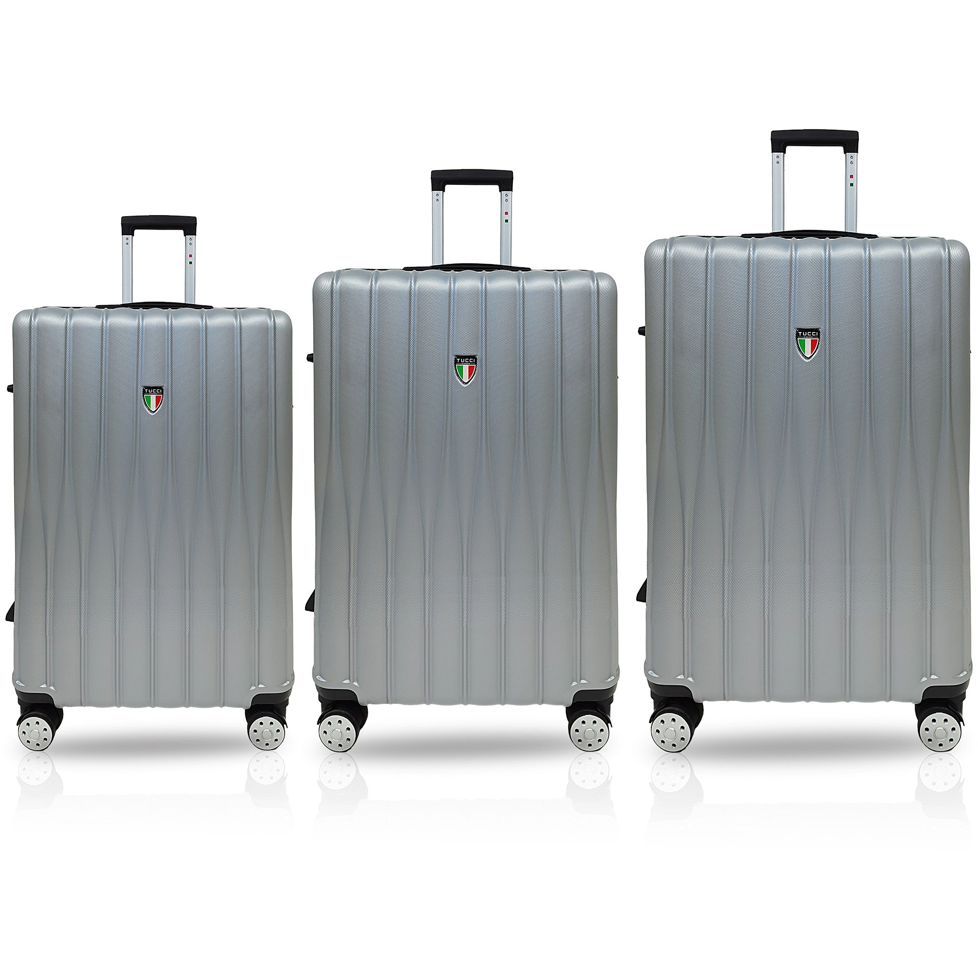 TUCCI Italy BARATRO 3PC Hardside Luggage Set (20", 24", 28")