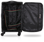 TUCCI Italy ALIANTE Set of 4 (18", 24", 28") 4-Wheeled Travel Suitcase