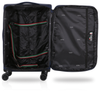 TUCCI Italy ALIANTE Set of 4 (18", 24", 28") 4-Wheeled Travel Suitcase
