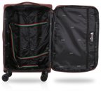 TUCCI Italy ALIANTE Set of 4 (18", 24", 28") 4-Wheeled Travel Suitcase