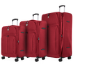 TUCCI Italy ALIANTE Set of 4 (18", 24", 28") 4-Wheeled Travel Suitcase