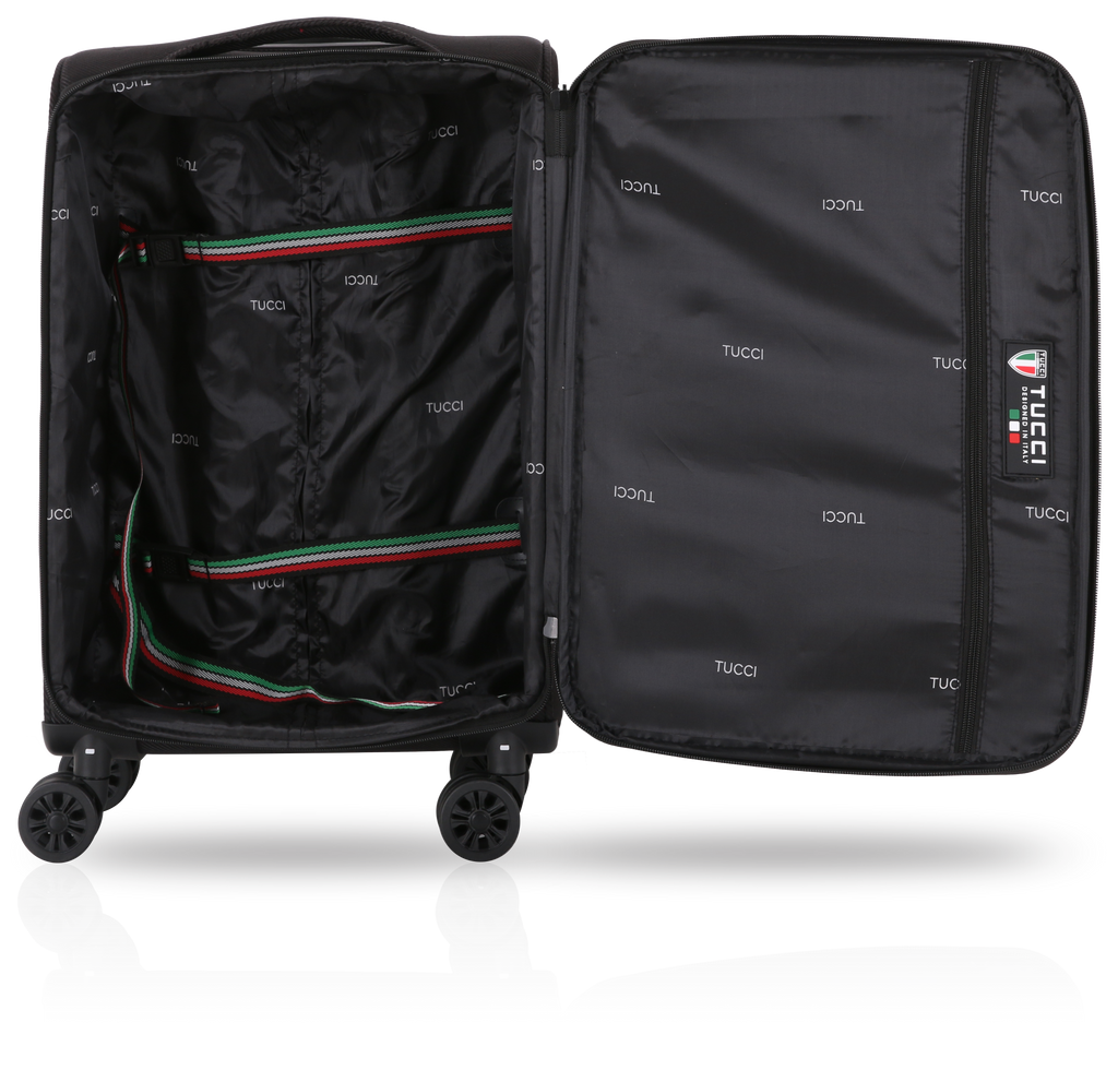 TUCCI Italy VOLO 3 PC (20", 26", 30") Expandable Travel Suitcase