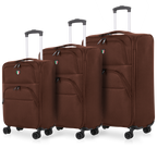 TUCCI Italy VOLO 3 PC (20", 26", 30") Expandable Travel Suitcase