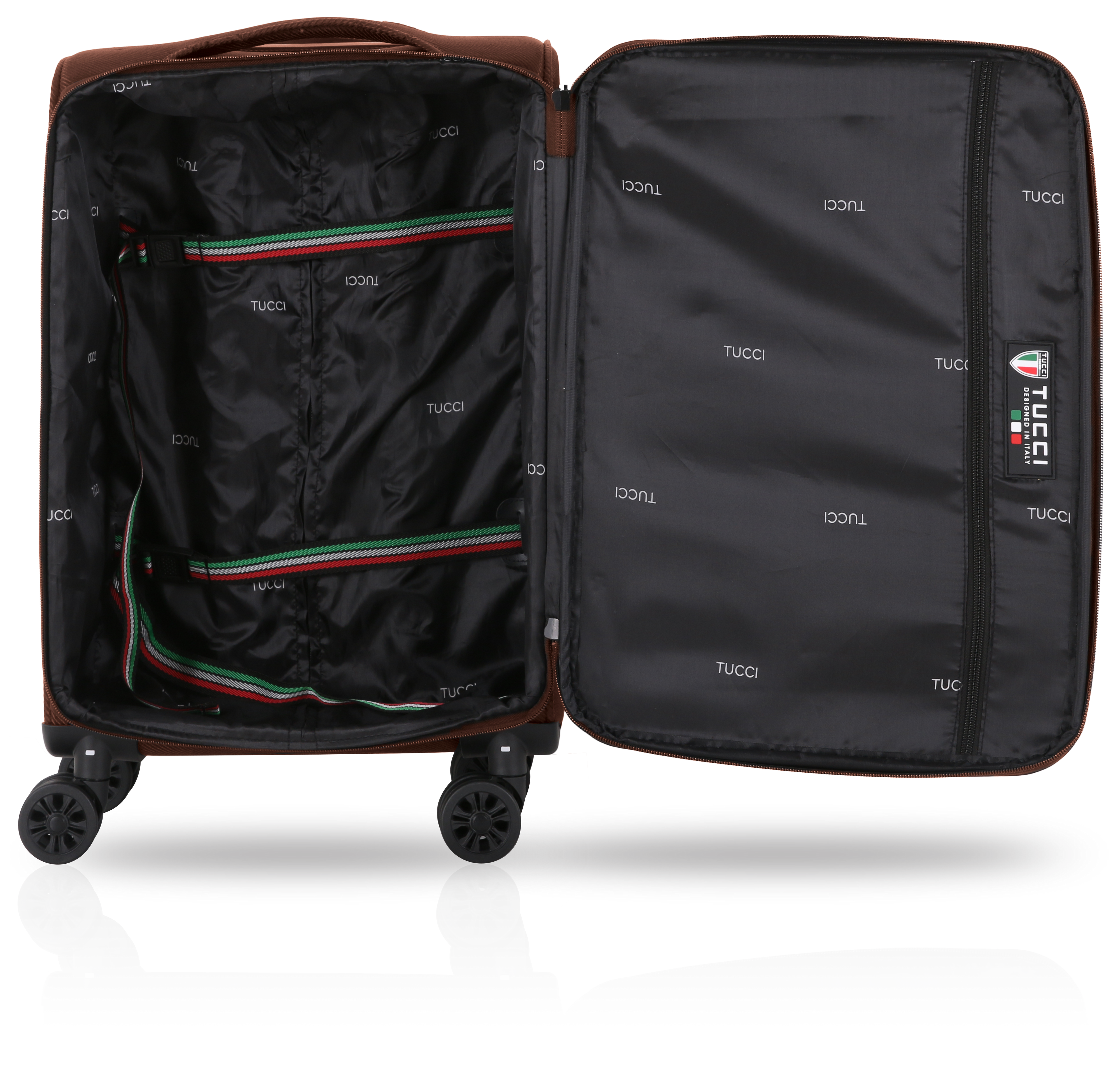 TUCCI Italy VOLO 3 PC (20", 26", 30") Expandable Travel Suitcase