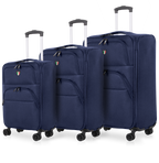 TUCCI Italy VOLO 3 PC (20", 26", 30") Expandable Travel Suitcase