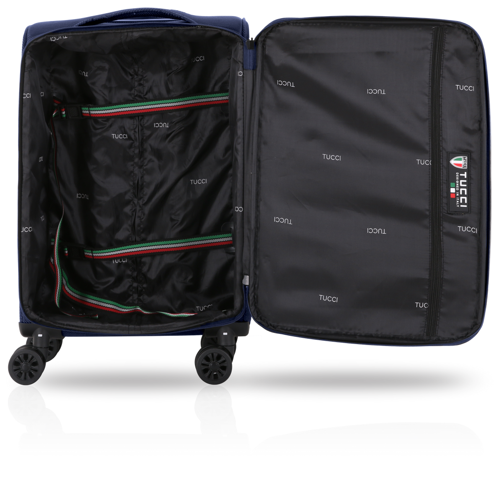 TUCCI Italy VOLO 3 PC (20", 26", 30") Expandable Travel Suitcase
