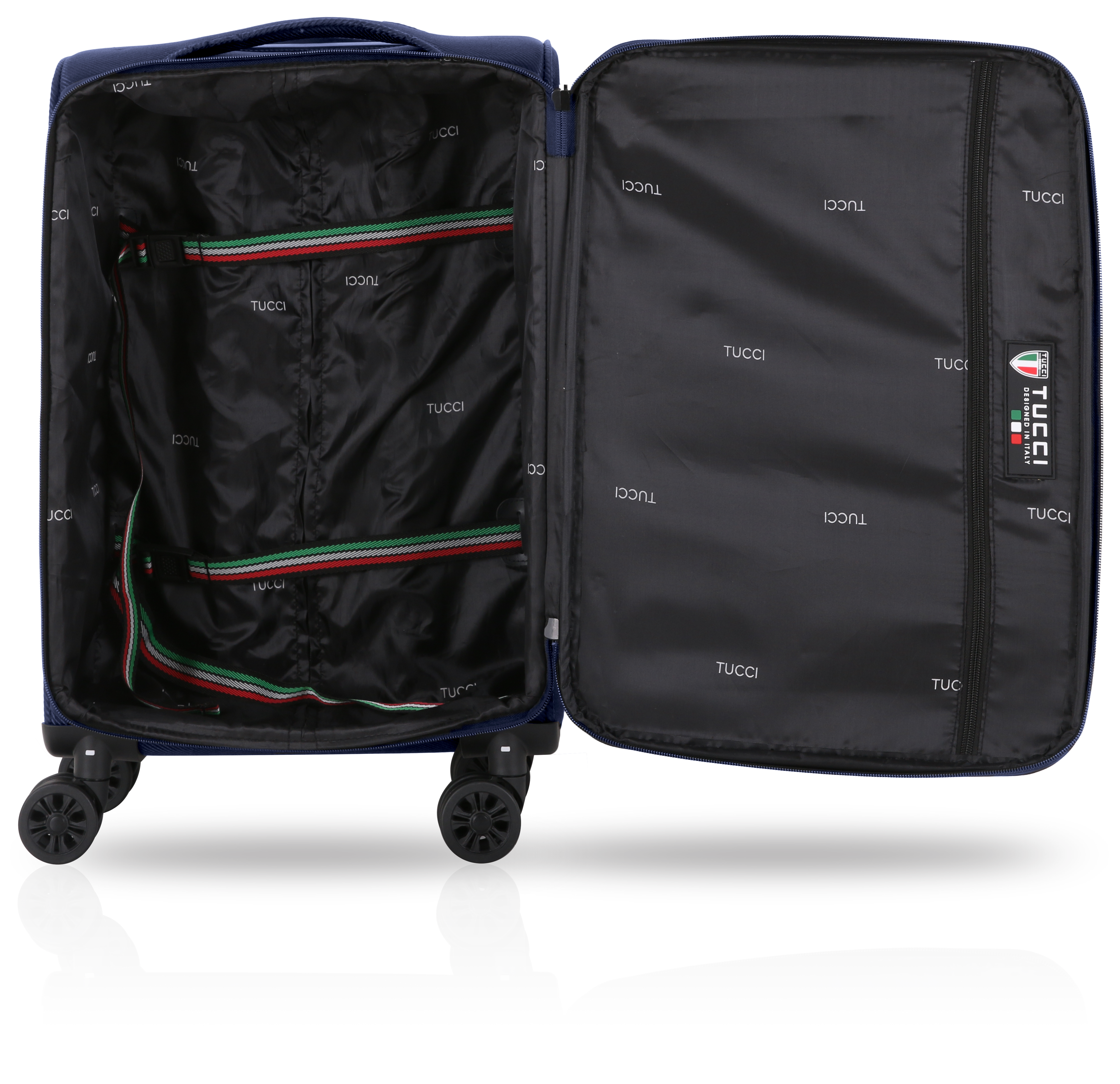TUCCI Italy VOLO 3 PC (20", 26", 30") Expandable Travel Suitcase