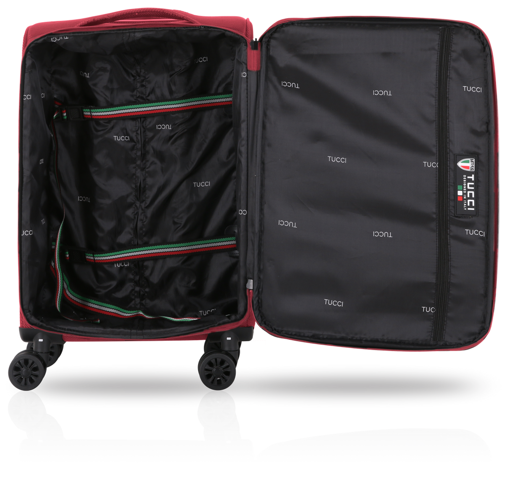 TUCCI Italy VOLO 3 PC (20", 26", 30") Expandable Travel Suitcase
