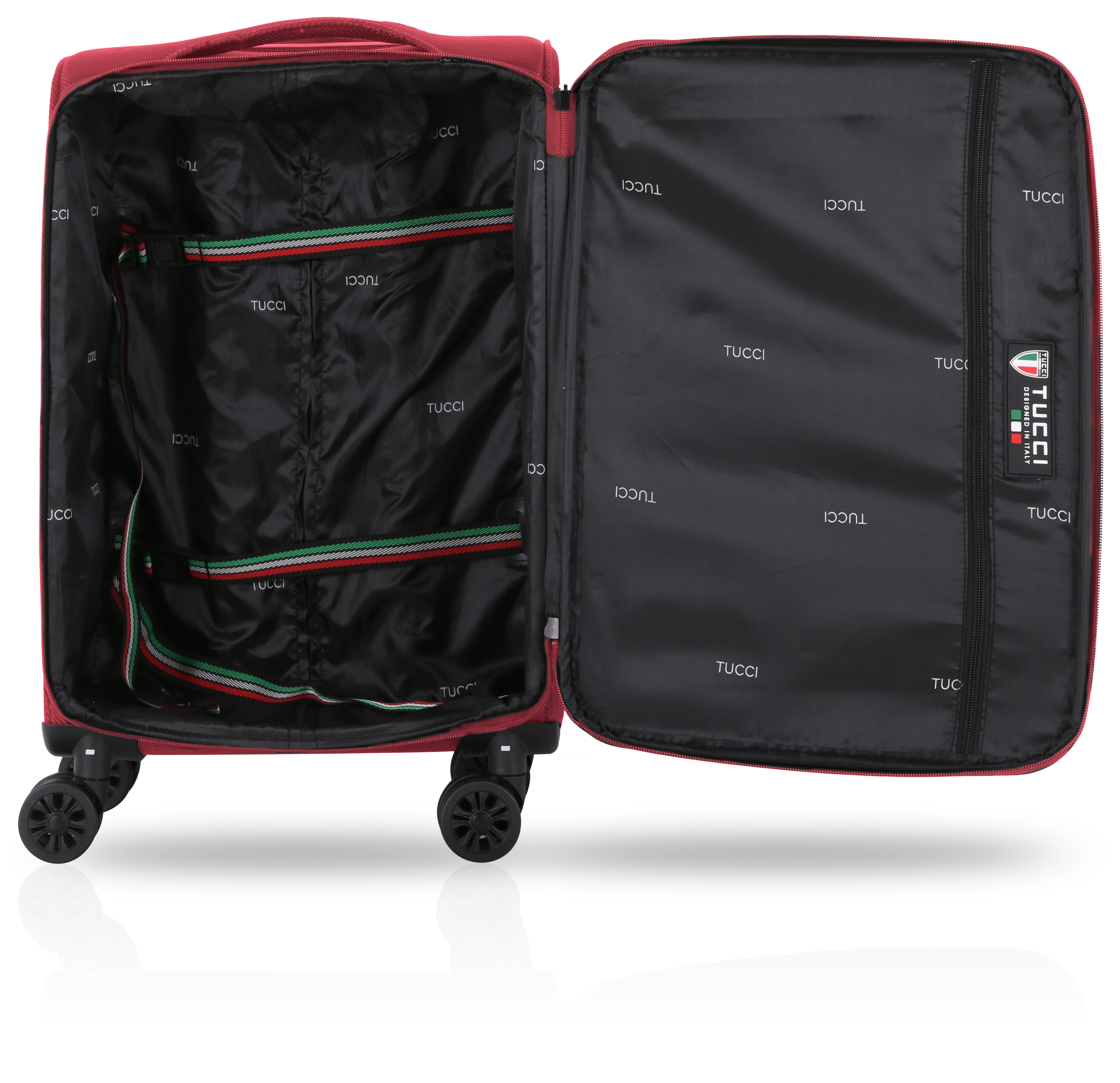 TUCCI Italy VOLO 3 PC (20", 26", 30") Expandable Travel Suitcase