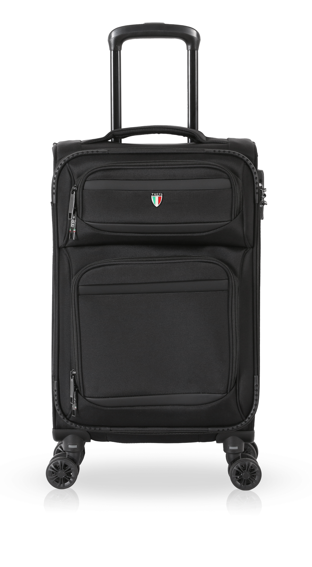 TUCCI Italy SUPREMA (20", 27", 29") Softside Detachable Wheel Luggage Set