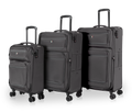TUCCI Italy SUPREMA (20", 27", 29") Softside Detachable Wheel Luggage Set