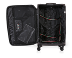 TUCCI Italy SUPREMA (20", 27", 29") Softside Detachable Wheel Luggage Set